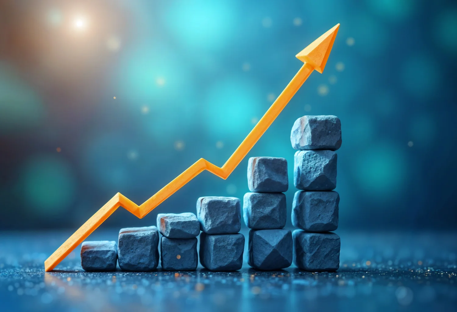 Visual representing measurement, optimization, and scaled growth